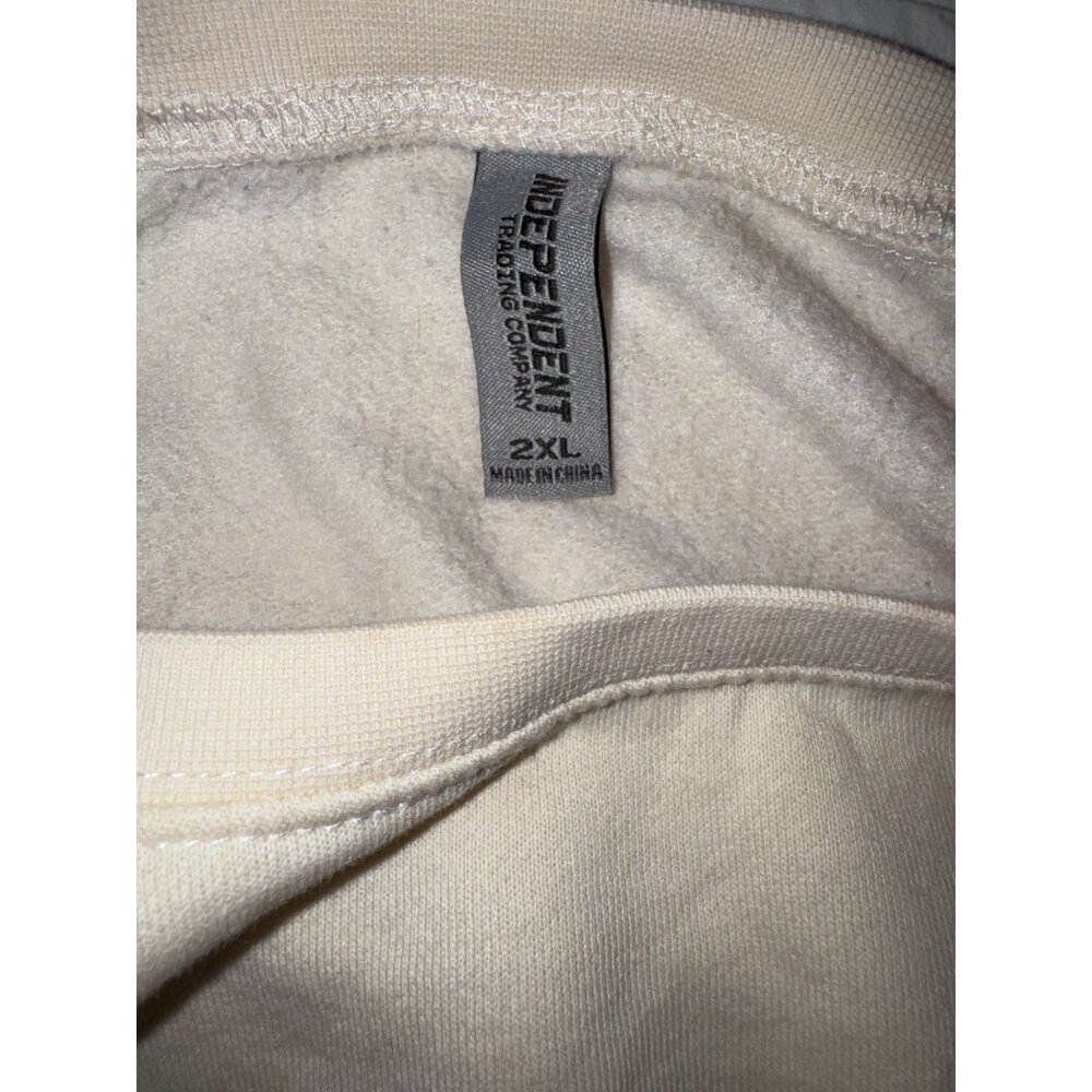 Womens 2XL Cream Sweatshirt By Independent Trading Co. Beauty From Ashes Graphic - Picture 2 of 6